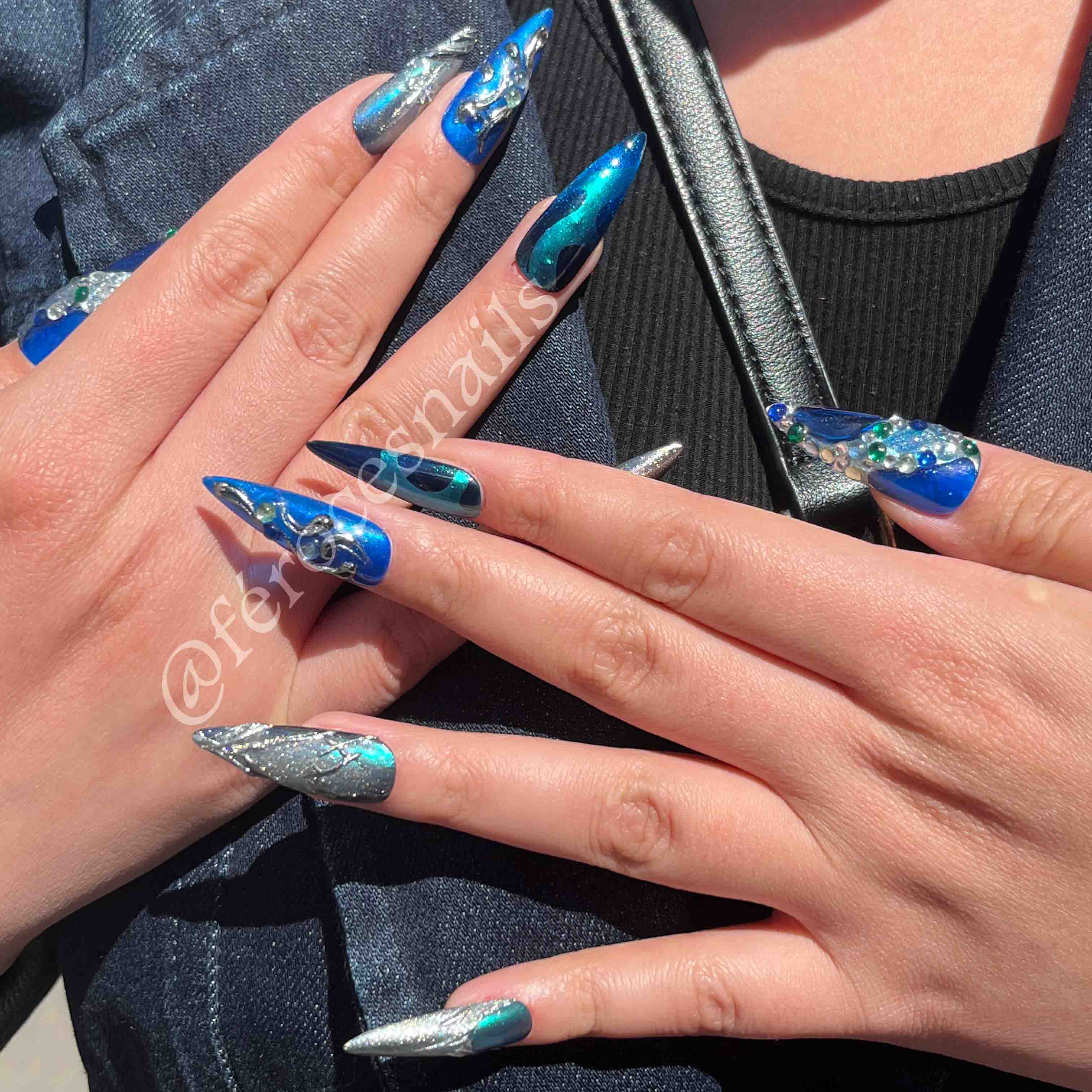 Cold claws - Press-on nails stiletto